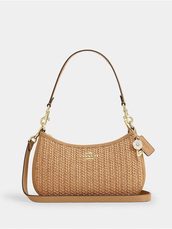 Coach Handbags - 🎀COACH~Teri Shoulder Bag With Charm